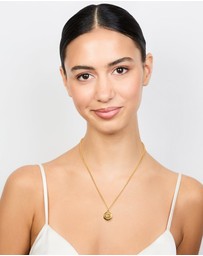 Lovisa - Waterproof Gold Plated Stainless Steel Cubic Zirconia Evil Eye Pendant Necklace
