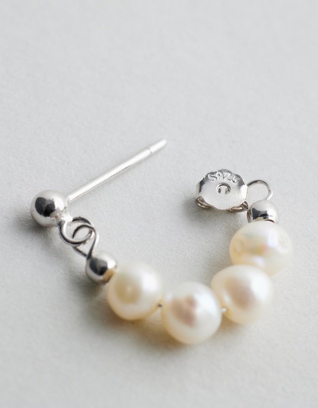 Native Sol - Mickie Pearl Hoops