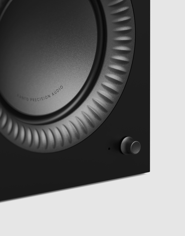 iWorld - Kanto TUK (2nd Gen) Grand 320 W Premium Powered Speaker System with Bluetooth® 5.4, Dual RCA and USB-C Inputs, Matte Black w/ Gunmetal
