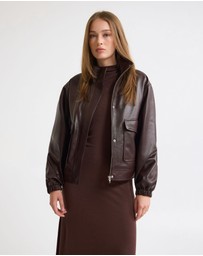 Oxford - Rosie Leather Bomber