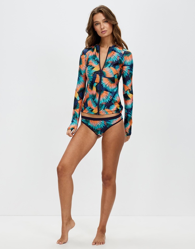 Duskii - LS Zip Rash Top