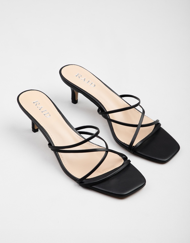 RAID - Charli Black Kitten Heels Mule
