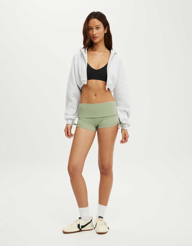 Cotton On Body Active - Ultra Soft Tie Side Roll Over Micro Short