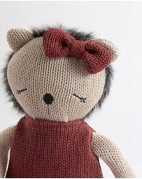 Living Textiles - Knitted Animal Toy - Helen the Hedgehog