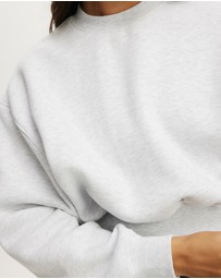 Cotton On Body Active - Plush Cropped Crew Sweat