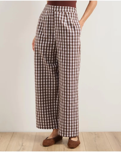 Atmos&Here - Larisa Gingham Pants