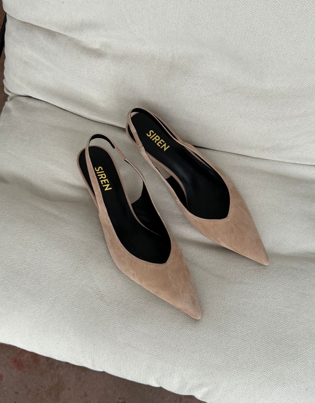 Siren - Yory Slingback Kitten Heels