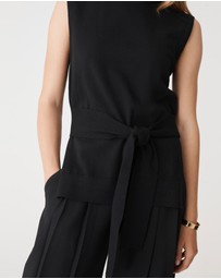 Forcast - Nora Sleeveless Tie Waist Knit