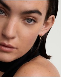 PDPAOLA - Diamonds and Gold Emi Hoop Earrings