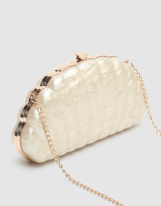 Seed Heritage - Acrylic Shell Clutch