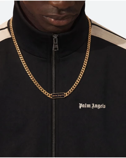 Palm Angels - Martino GP Plaque Chain Necklace