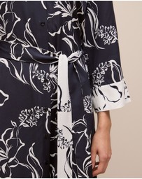 Trenery - Iluna Spliced Shirt Dress in Night Sky