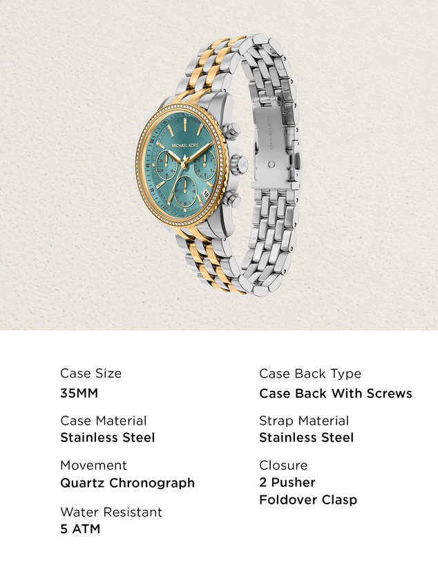 Michael Kors - Bryant Two Tone Chronograph Watch