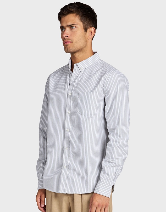 Academy Brand - Dillon Stripe Oxford Shirt