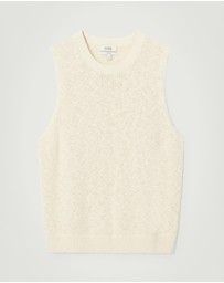 COS - Relaxed MelangeKnit Cotton Vest