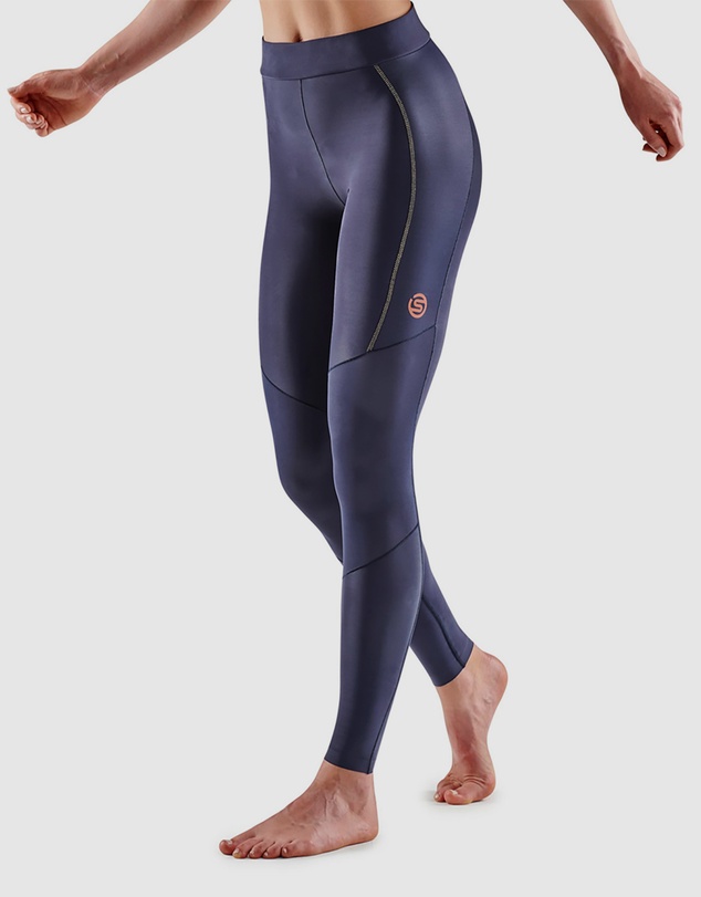 SKINS - SKINS Compression Women's Series-5 Activewear Long Tight Navy Blue