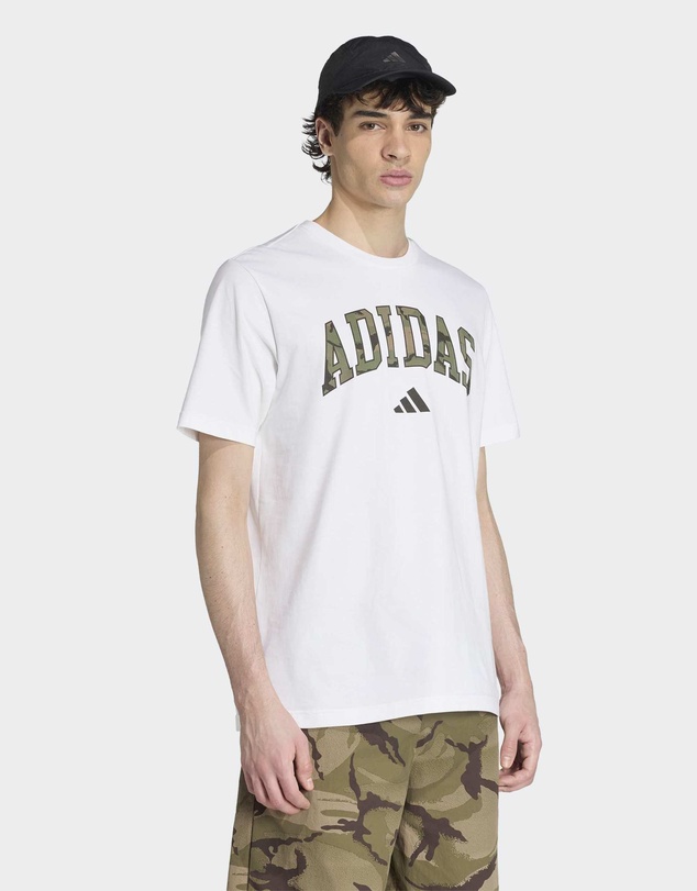 adidas Sportswear - CAMO SCRIPT GRAPHIC T-SHIRT Mens