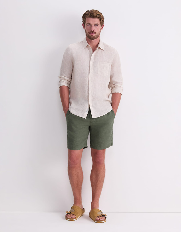Sportscraft - Caffery Yarn Dyed Linen Short