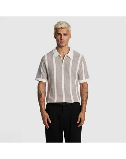 yd. - Hutley Knitted Polo Shirt