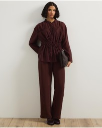 Atmos&Here - Liliora Tie Waist Top
