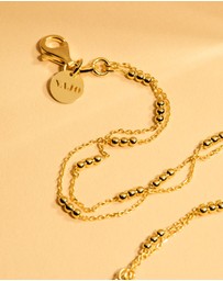Najo - Halcyon Yellow Gold Anklet