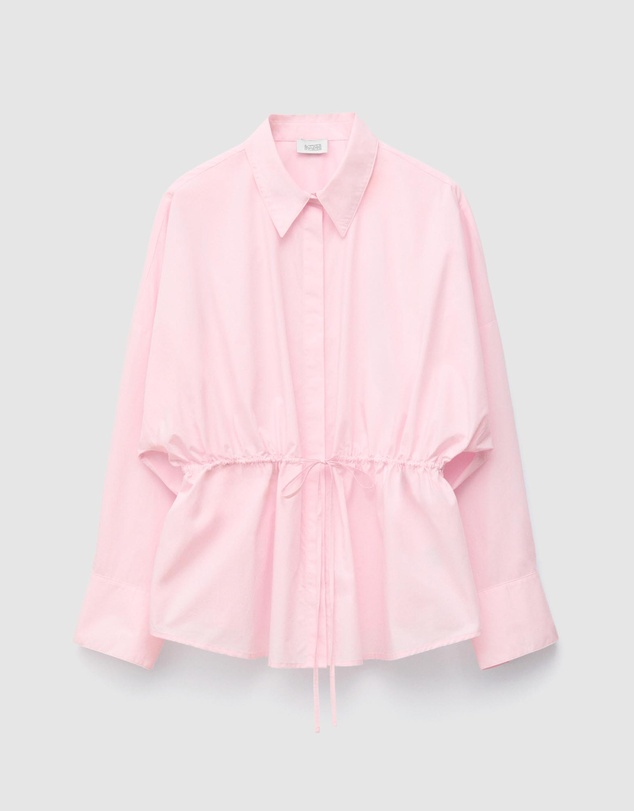 & Other Stories - Cotton Poplin Drawstring Shirt