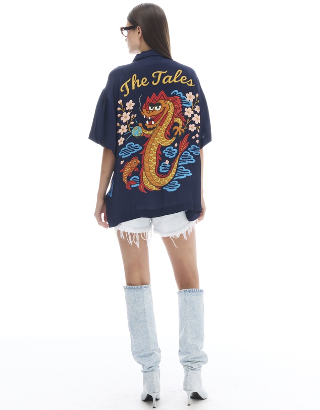 THE TALES - Lucky Dragon oversized Shirt