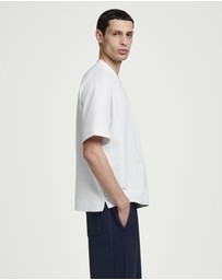 COS - Half-Zip Cotton T-Shirt