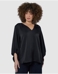 Pink Dusk by Curve Project - Lover Boy Blouse