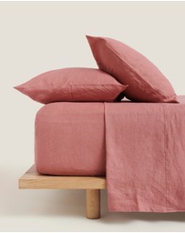 Carlotta + Gee - 100% Linen Fitted Sheet