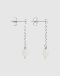 Najo - Tidal Whisper Silver Single Pearl Earring