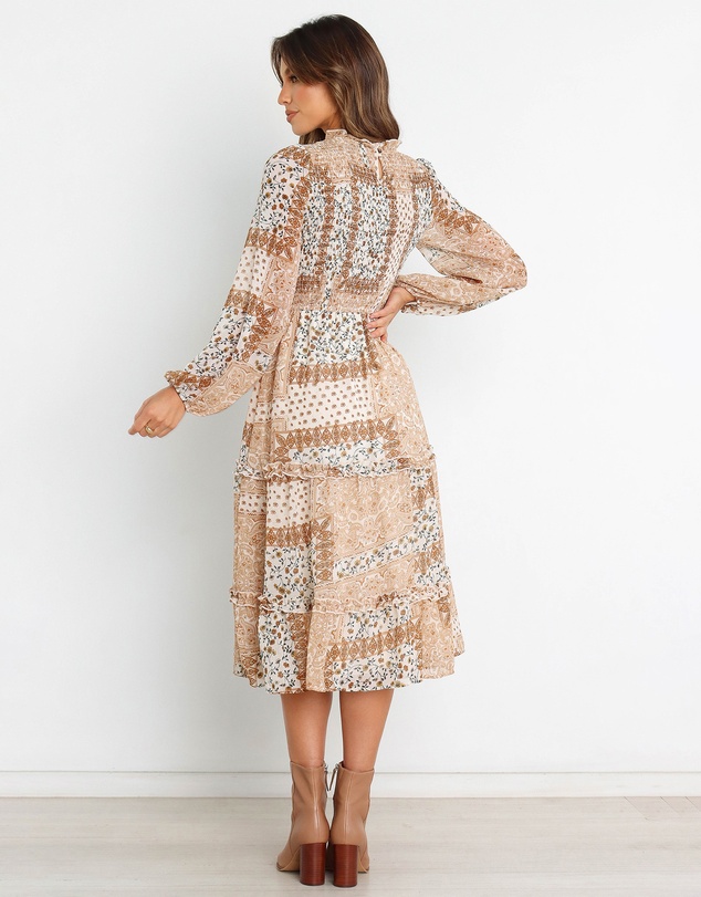 Petal & Pup - Nassia Dress - Brown