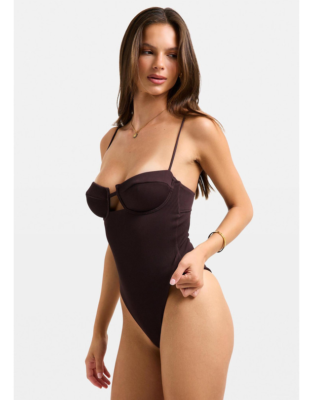 Subtitled - Rib Underwire One Piece