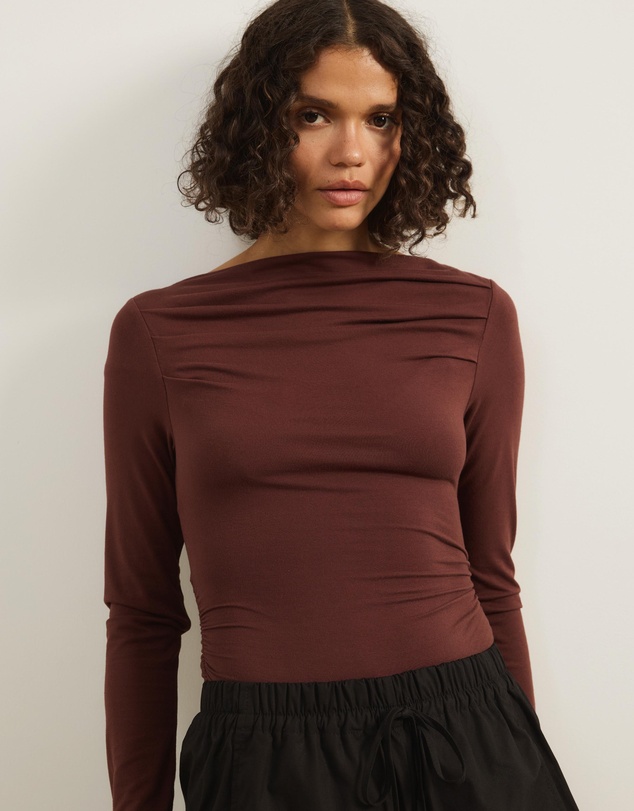 Atmos&Here - Etta Draped Jersey Top