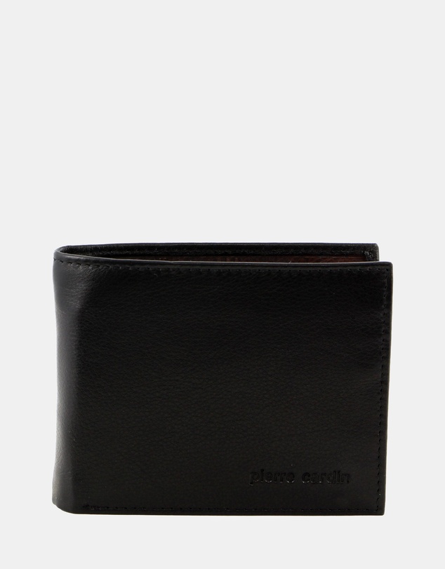 Pierre Cardin - Pierre Cardin Italian Leather Men's Two Tone Bi-Fold Wallet