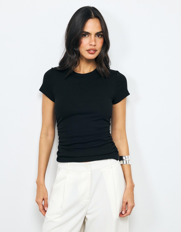 AERE - Belle Ruched T-Shirt