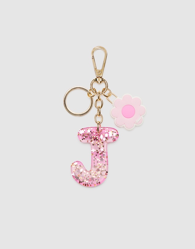 Seed Heritage - Pink Stripe Initial Keyring