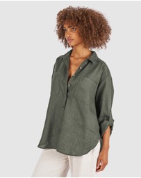 CAMIXA - Luna Oversize Linen Shirt
