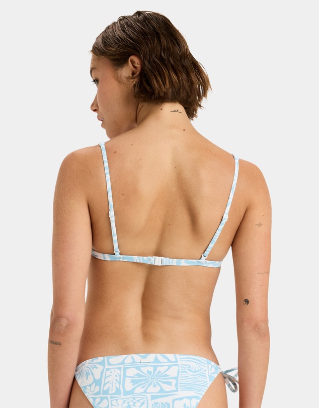 Roxy - Womens Flowers Wave Elongated Tiki Tri Bikini Top