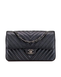 Pre-Loved by Azura Reborn - Pre-Loved Medium Classic Chevron Caviar Double Flap