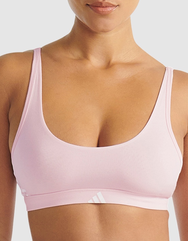 adidas Sportswear - Active Essentials Cotton 3 Stripes Scoop Bralette