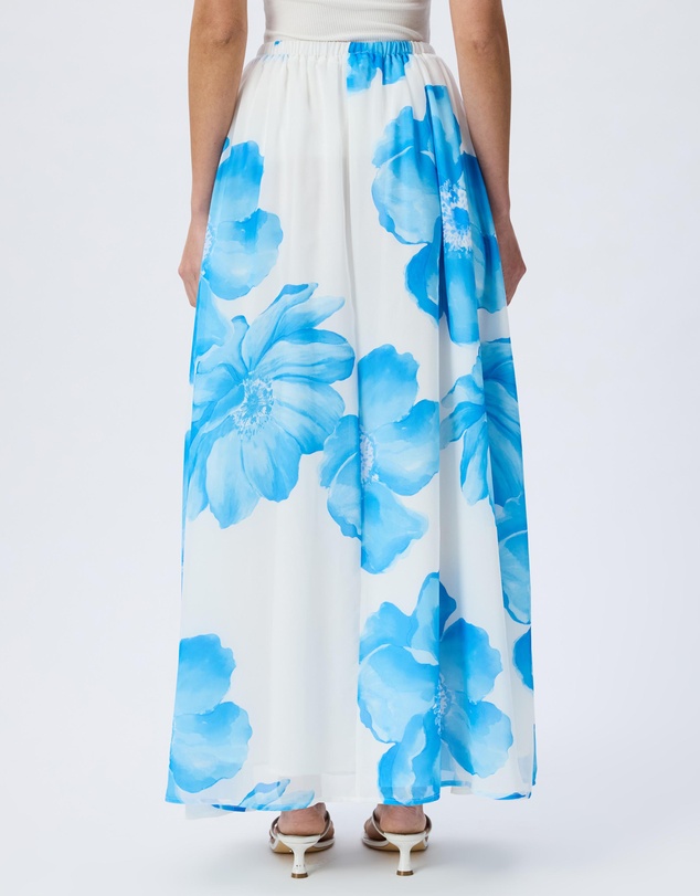Tussah - Valentina Floral Print Georgette Maxi Skirt