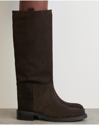 COS - Suede Riding Boots - Women's