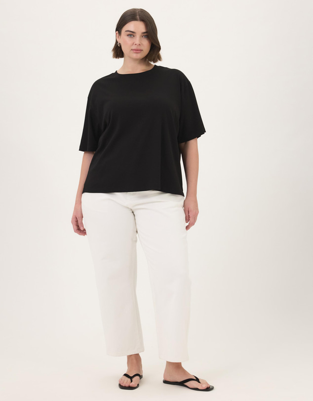 Atmos&Here Curvy - Cotton Boyfriend T-Shirt