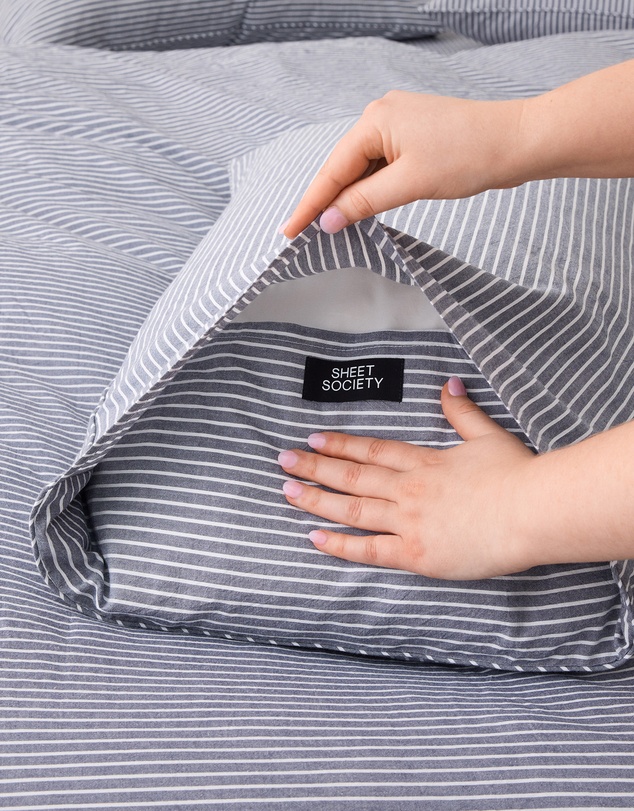 Sheet Society - Leo Washed Cotton Full Sheet Set