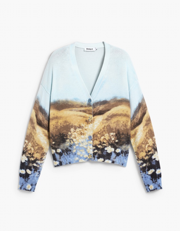 Desigual - Landscape cardigan sweater