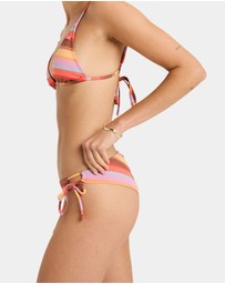 Roxy - Womens Stripe Cheeky Bikini Bottom
