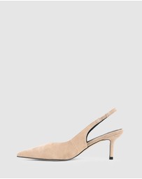 Siren - Yory Slingback Kitten Heels