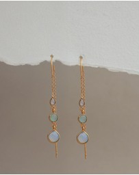 Meshca - Lily threader earrings
