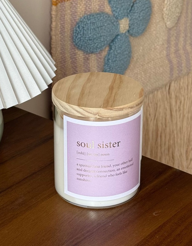 The Commonfolk Collective - Soul Sister ~ Goldie Dictionary Meaning Candle
